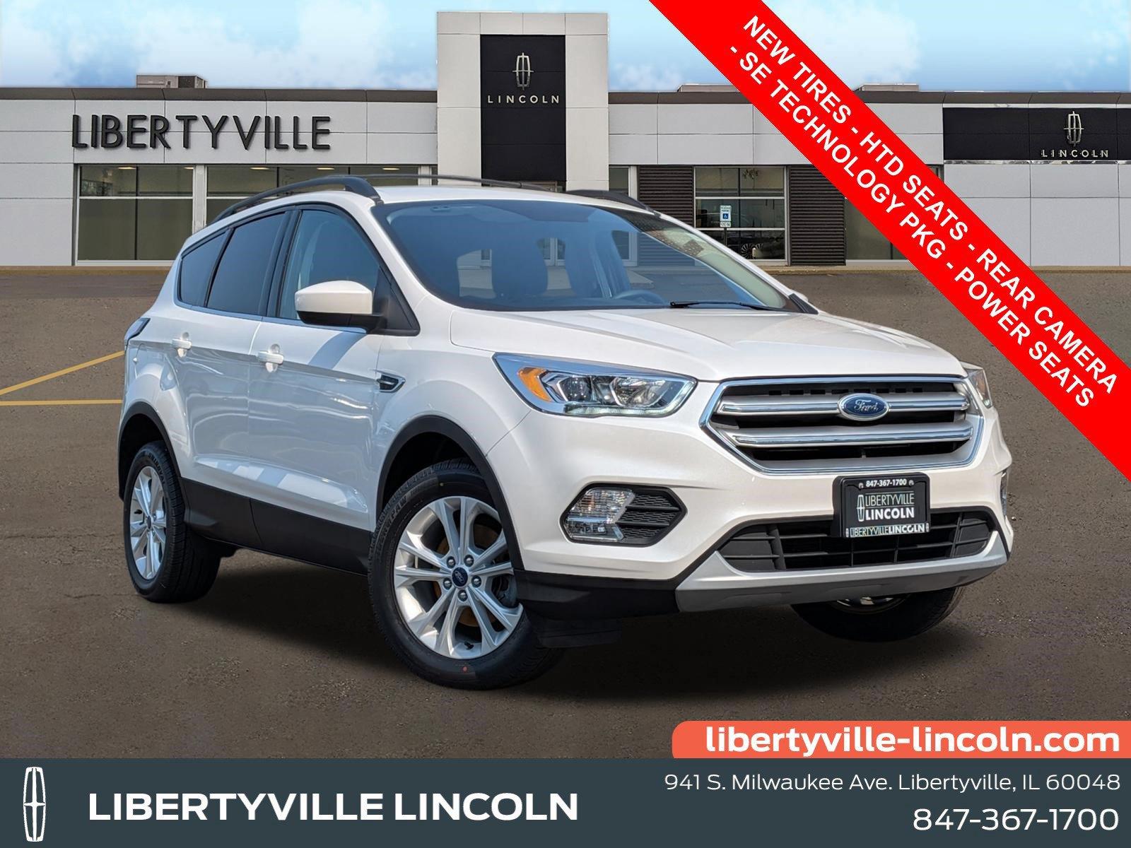 White Platinum Metallic Tri-Coat 2017 Ford Escape SUV / Crossover Front-Wheel Drive 6-Speed Automatic
