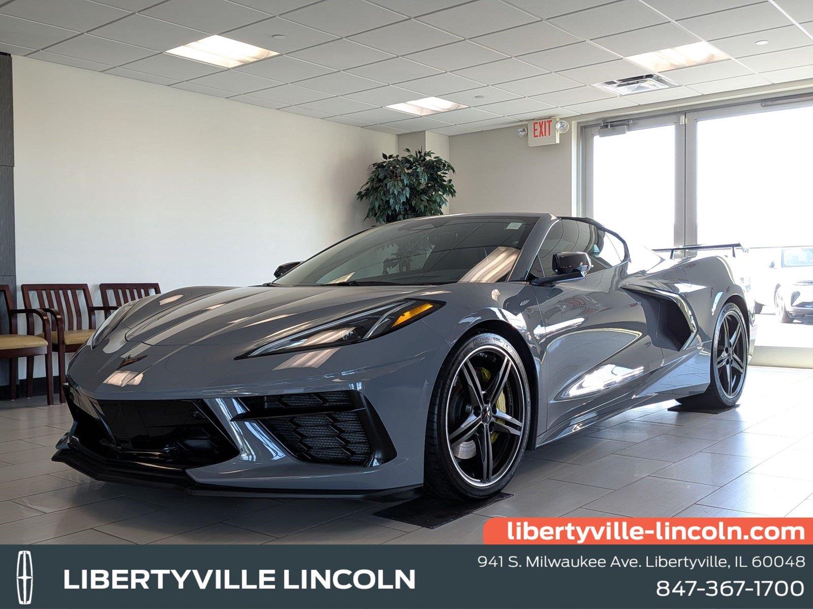 Sea Wolf Gray Tricoat 2024 Chevrolet Corvette Coupe Rear-Wheel Drive 8-Speed Dual Clutch