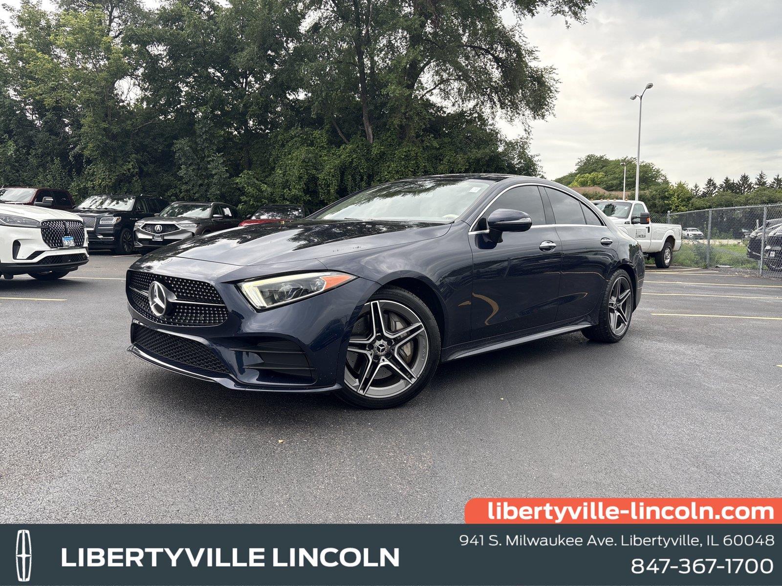 Lunar Blue Metallic 2020 Mercedes-Benz CLS Coupe All-Wheel Drive Automatic
