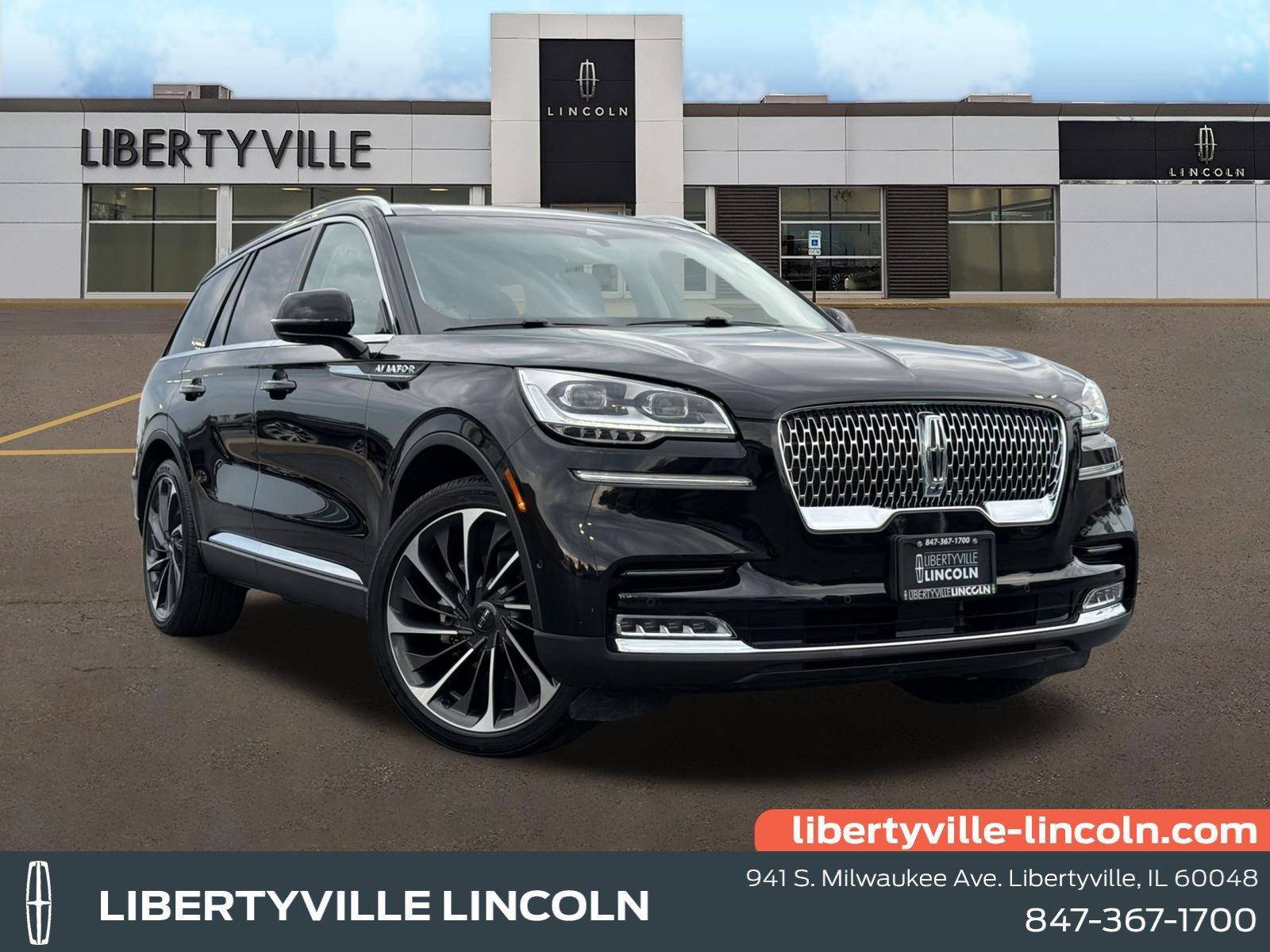 Infinite Black Metallic Clearcoat 2023 Lincoln Aviator SUV / Crossover All-Wheel Drive Automatic