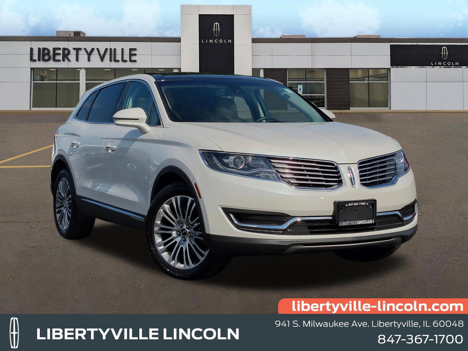 White Platinum Metallic Tri-Coat 2018 Lincoln MKX SUV / Crossover All-Wheel Drive 6-Speed Automatic