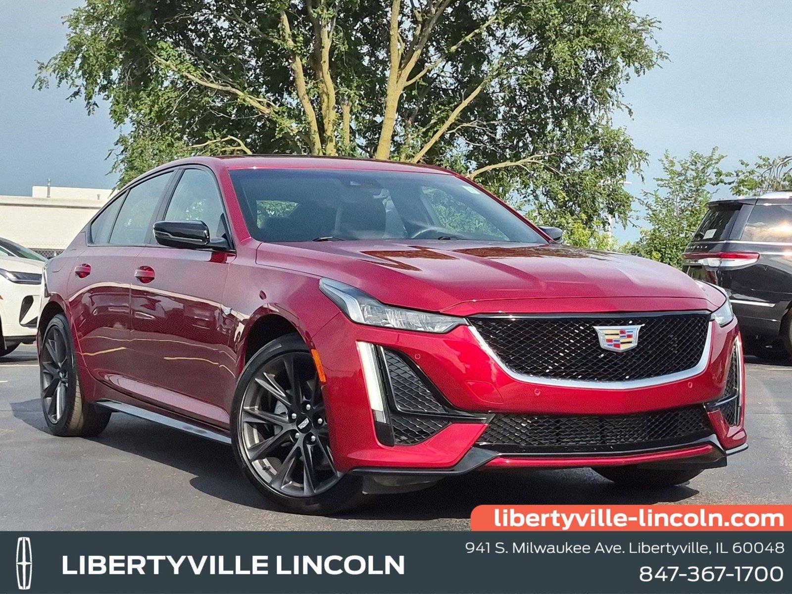 Radiant Red Tintcoat 2023 Cadillac CT5 Sedan All-Wheel Drive Automatic