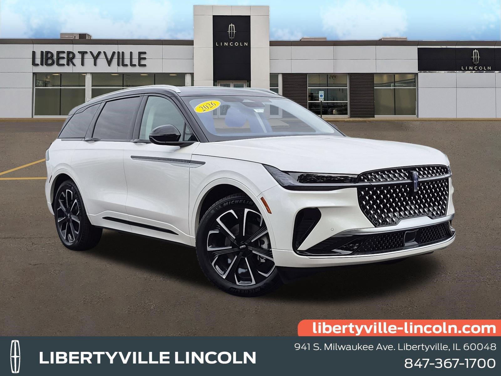 White Platinum Metallic Tri-Coat 2026 Lincoln Nautilus SUV / Crossover All-Wheel Drive 8-Speed Automatic