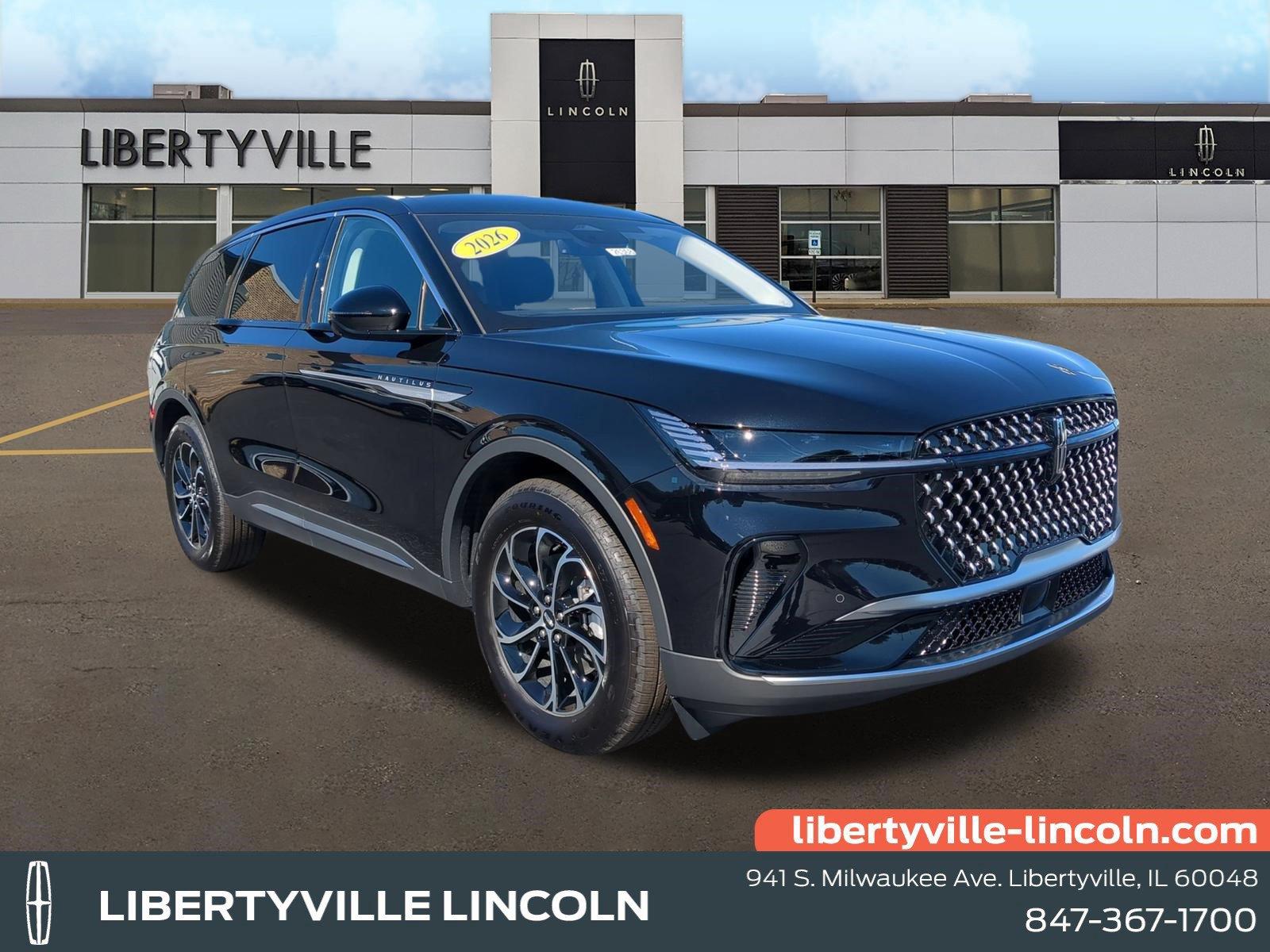 Infinite Black Metallic Clearcoat 2026 Lincoln Nautilus SUV / Crossover All-Wheel Drive 8-Speed Automatic
