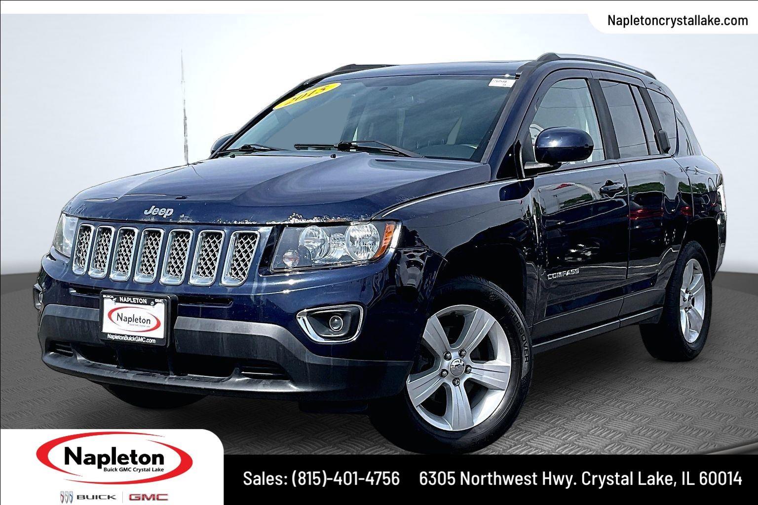True Blue Pearlcoat 2015 Jeep Compass SUV / Crossover Front-Wheel Drive Continuously Variable Transmission