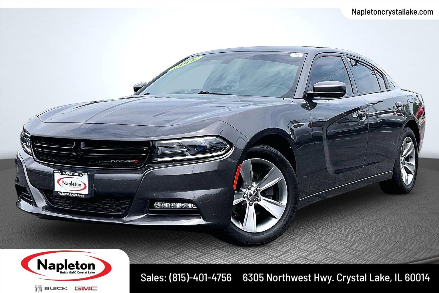 Gray (Granite Pearlcoat) 2016 Dodge Charger Sedan Rear-Wheel Drive 8-Speed Automatic