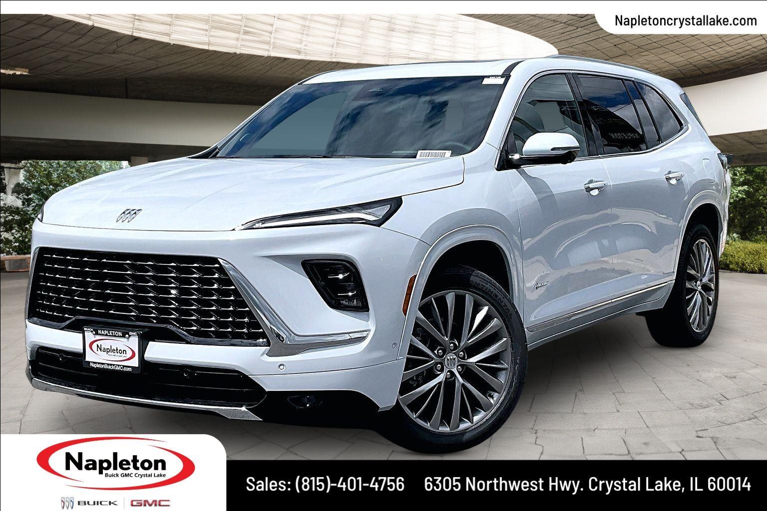 Iridescent White Tricoat 2026 Buick Enclave SUV / Crossover Four-Wheel Drive 8-Speed Automatic