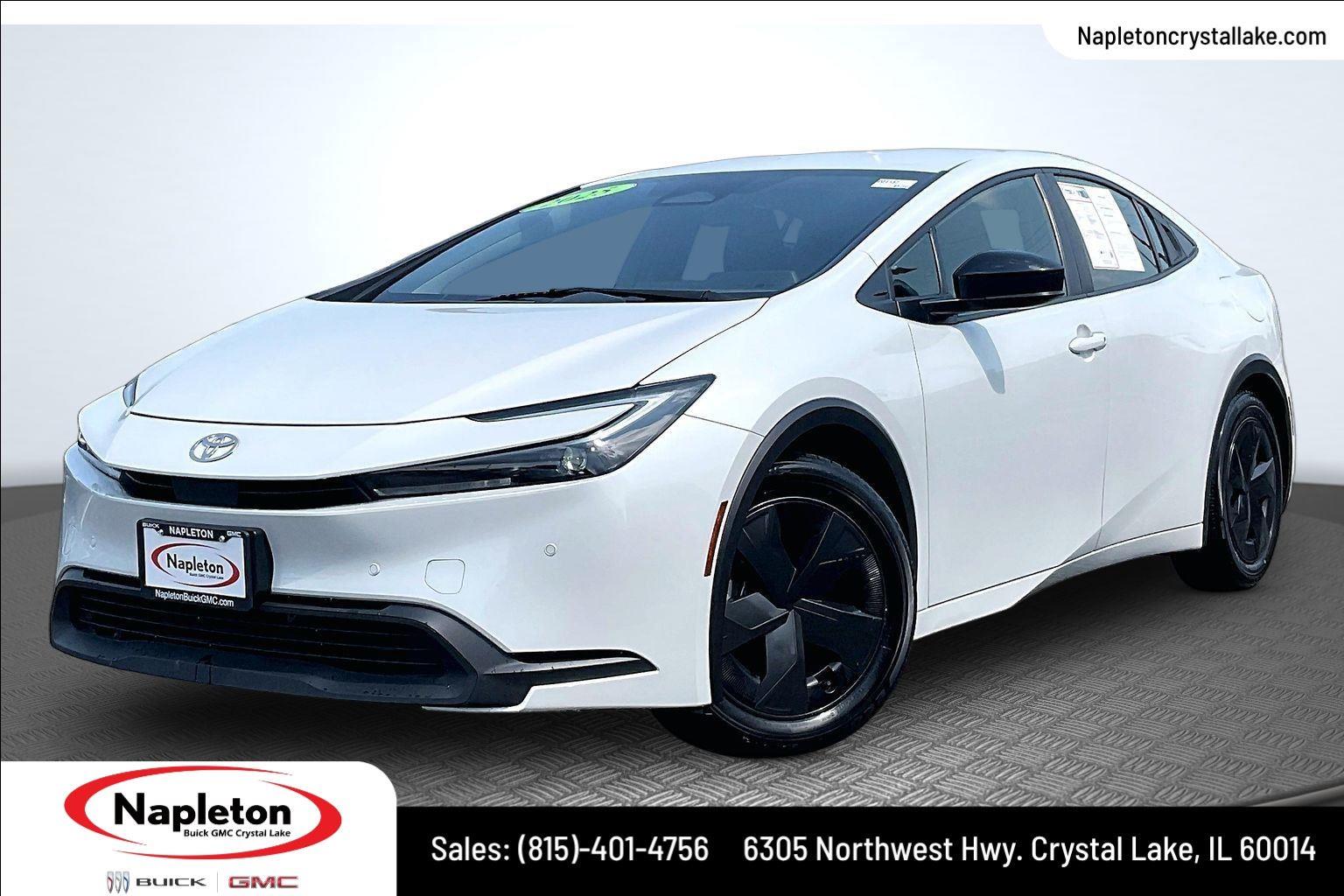White (Wind Chill Pearl) 2025 Toyota Prius Hatchback Front-Wheel Drive