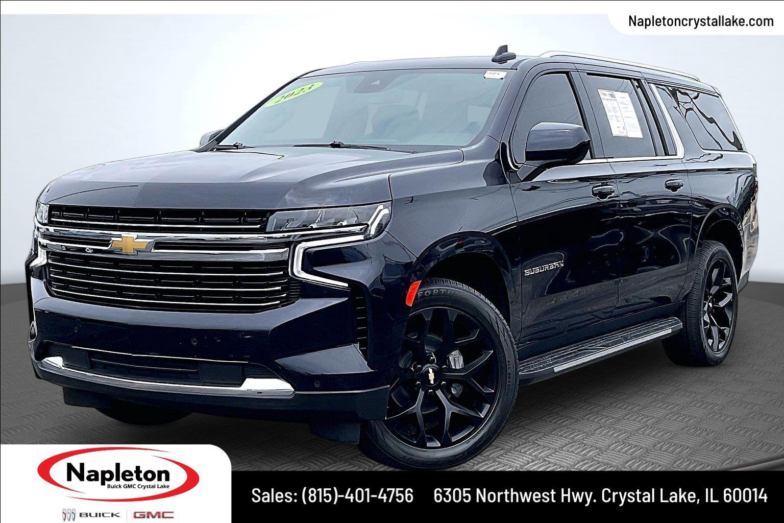 Midnight Blue Metallic 2023 Chevrolet Suburban SUV / Crossover Four-Wheel Drive Automatic