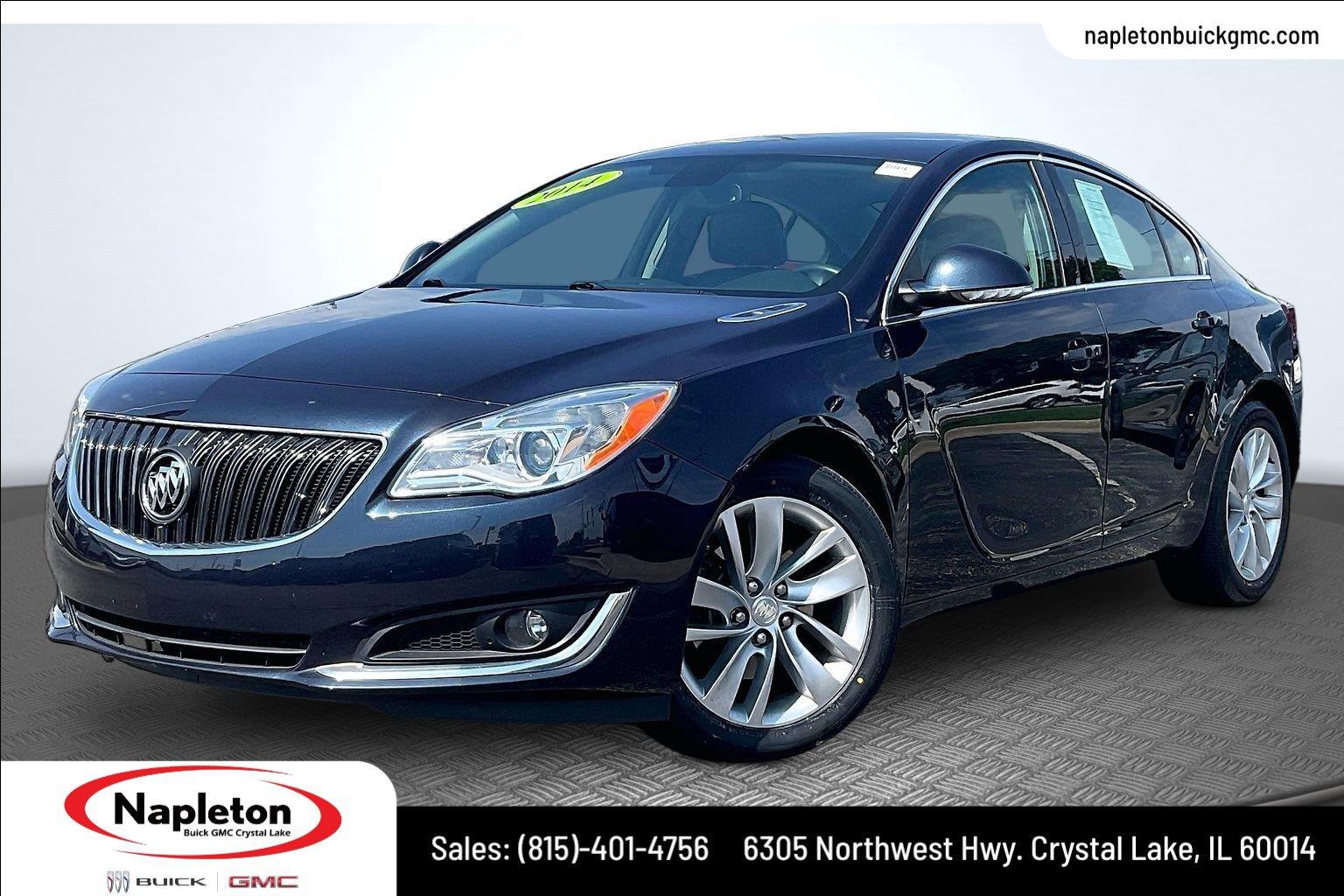 Gray (Graphite Blue Metallic) 2014 Buick Regal Sedan All-Wheel Drive 6-Speed Automatic