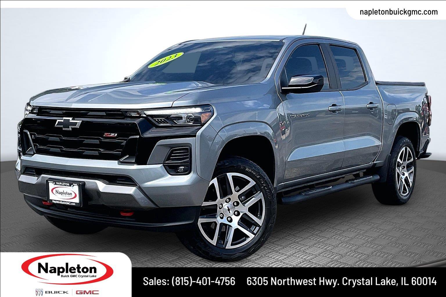 Sterling Gray Metallic 2023 Chevrolet Colorado Pickup Truck Four-Wheel Drive 8-Speed Automatic