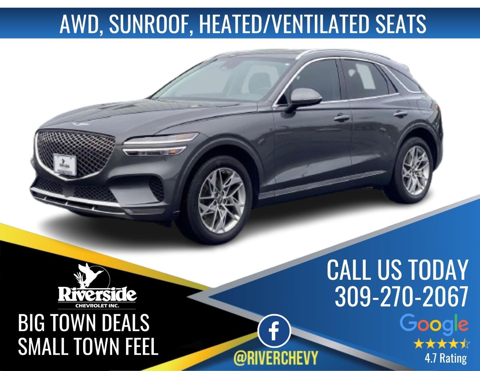 Himalayan Gray 2022 Genesis GV70 2.5T AWD SUV / Crossover All-Wheel Drive Automatic