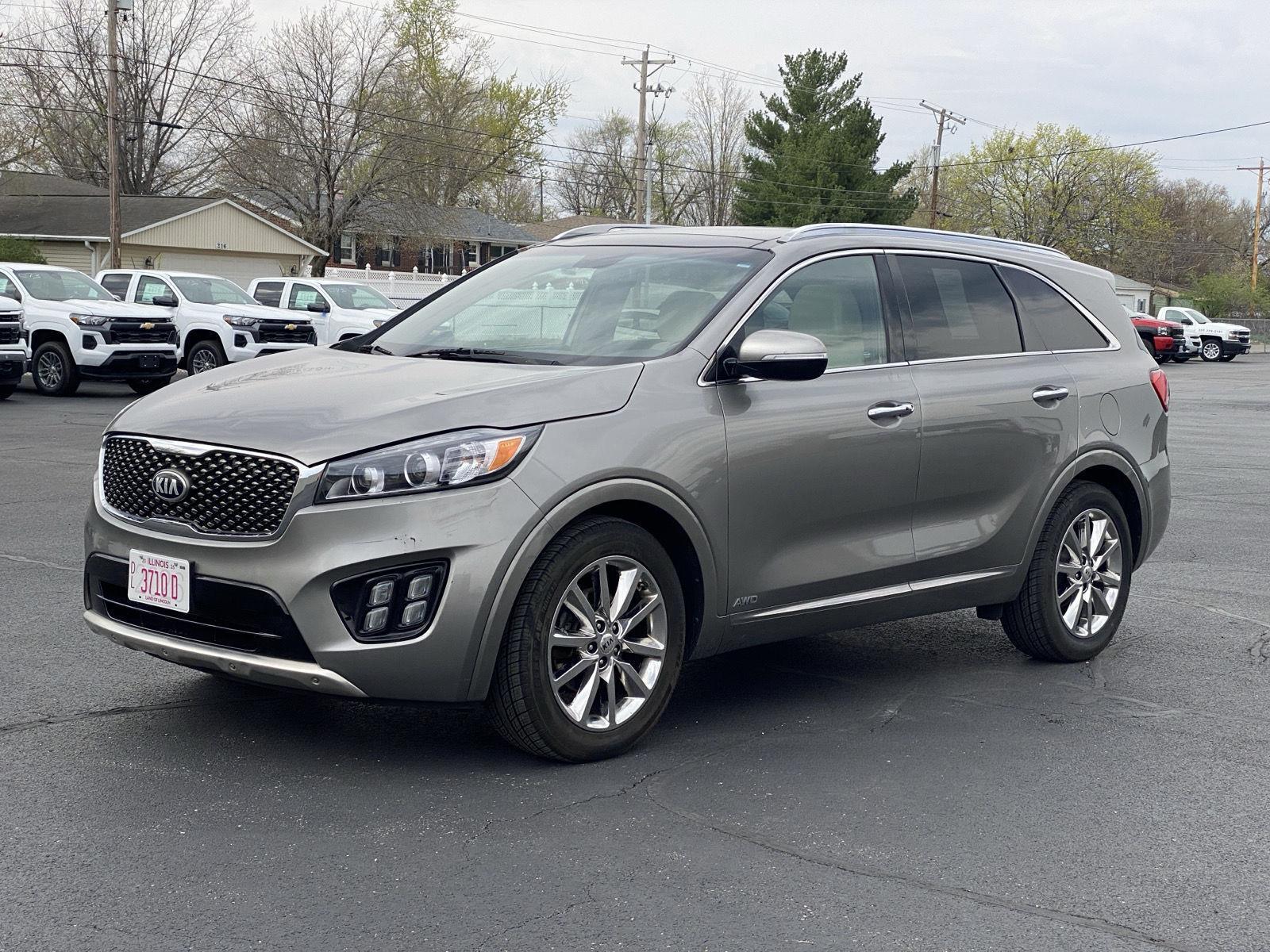 Titanium Silver 2016 Kia Sorento SX V6 AWD SUV / Crossover All-Wheel Drive Automatic