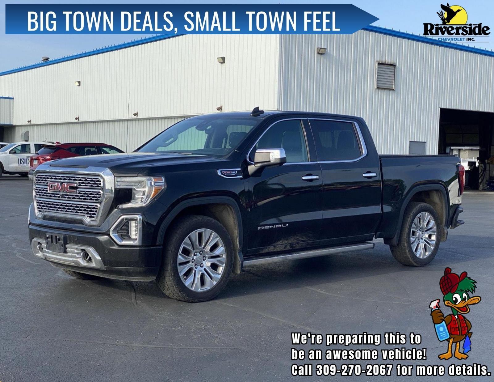 Onyx Black 2020 GMC Sierra 1500 Denali Crew Cab 4WD Pickup Truck Four-Wheel Drive Automatic
