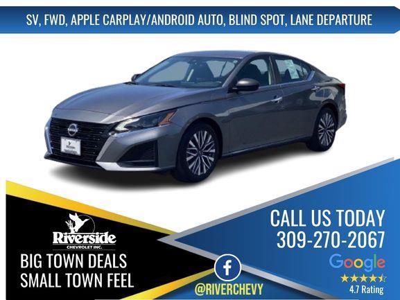 Gray (Gun Metallic) 2024 Nissan Altima 2.5 SV FWD Sedan Front-Wheel Drive Continuously Variable Transmission