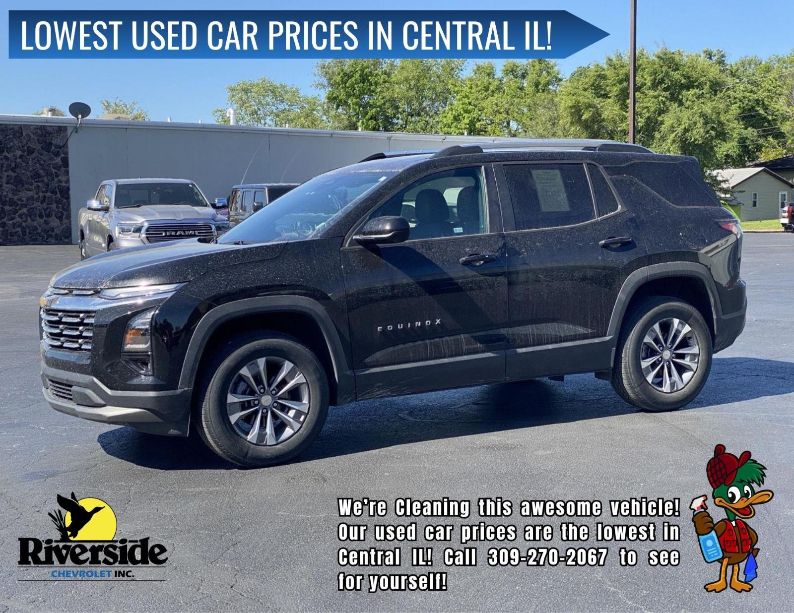 Mosaic Black Metallic 2025 Chevrolet Equinox LT FWD SUV / Crossover Front-Wheel Drive Continuously Variable Transmission
