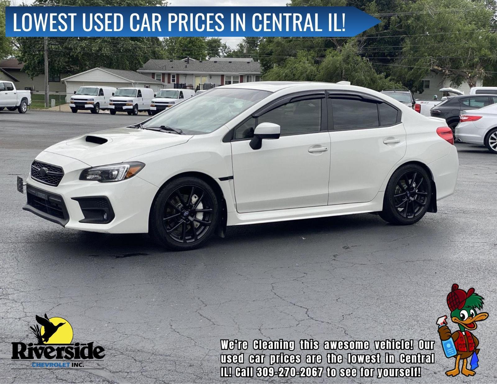 Crystal White Pearl 2020 Subaru WRX Limited AWD Sedan All-Wheel Drive Manual