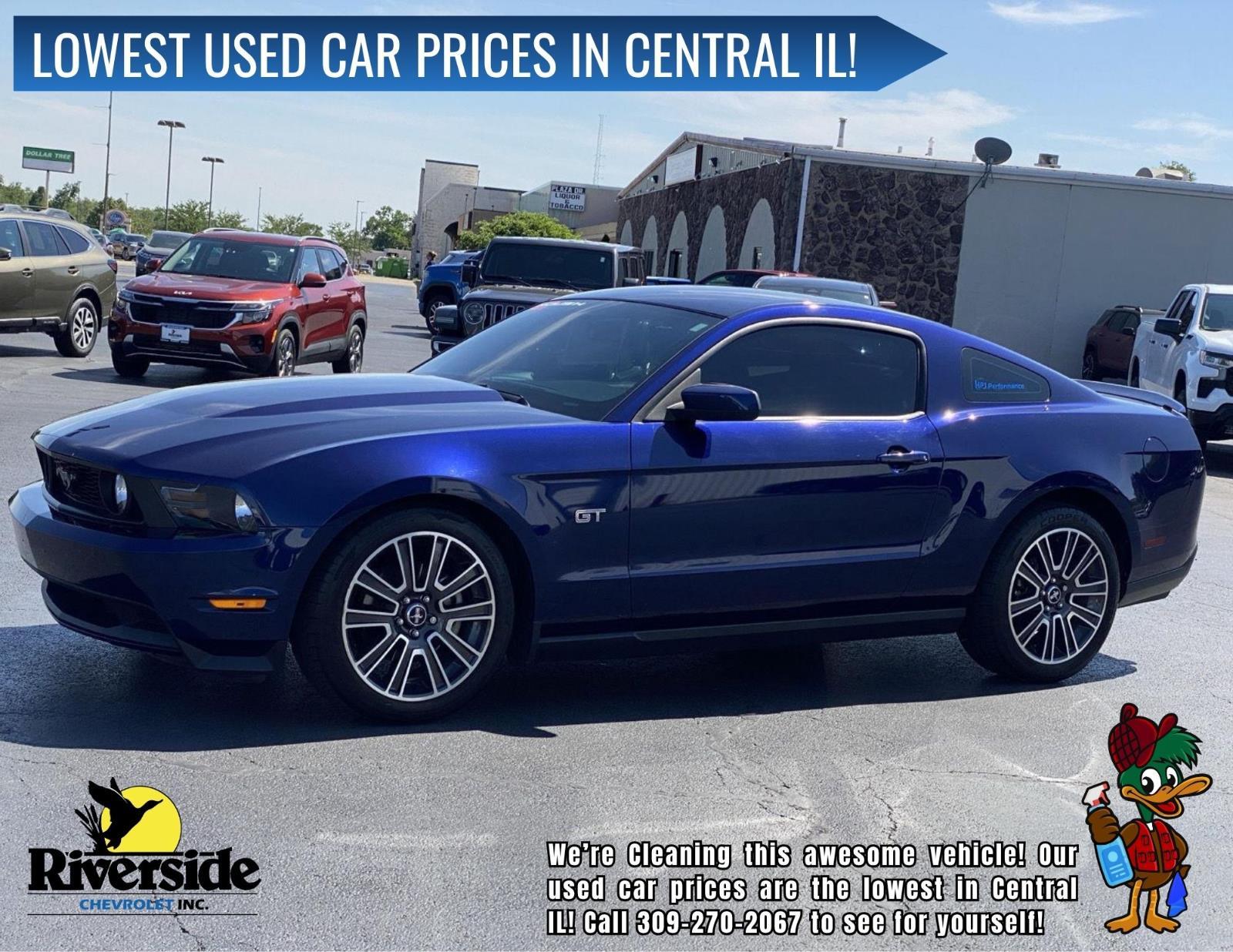 Kona Blue Metallic 2010 Ford Mustang GT Coupe RWD Coupe Rear-Wheel Drive 5-Speed Manual