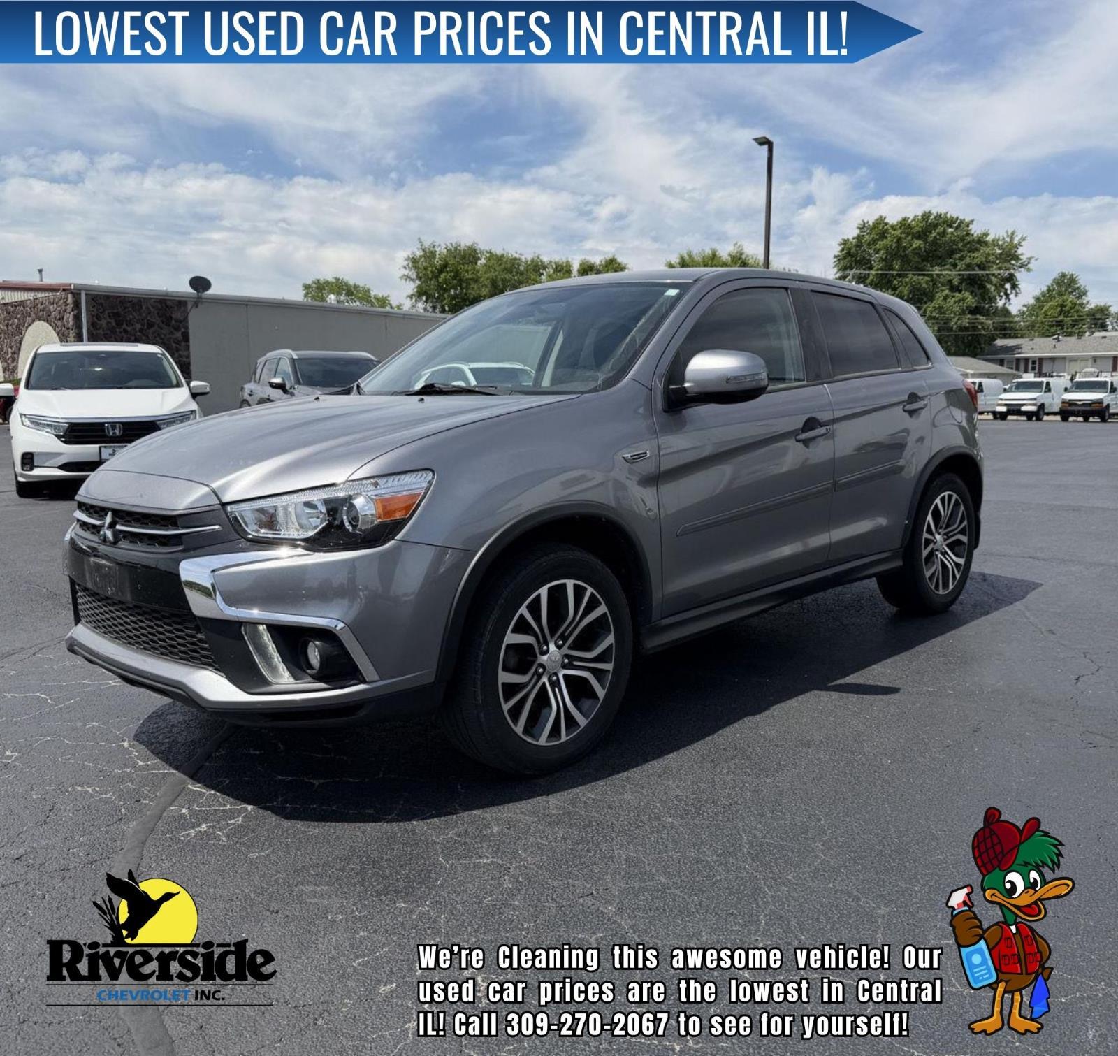 Alloy Silver Metallic 2018 Mitsubishi Outlander Sport SE AWC SUV / Crossover All-Wheel Drive Continuously Variable Transmission