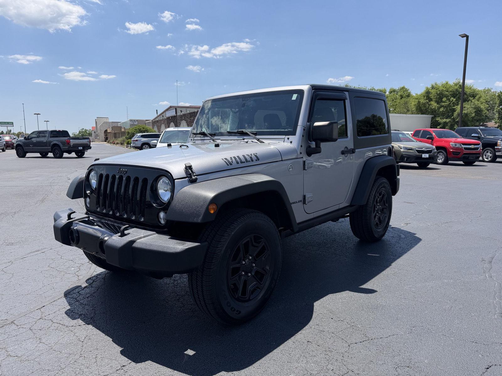 Billet Silver Metallic Clearcoat 2016 Jeep Wrangler Willys Wheeler 4WD SUV / Crossover Four-Wheel Drive 6-Speed Manual