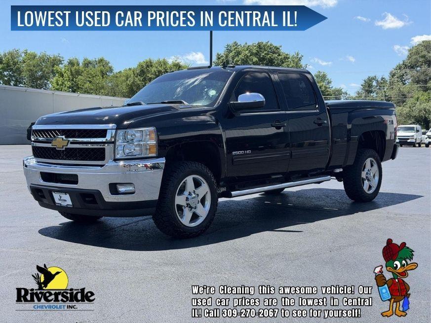 Black 2014 Chevrolet Silverado 2500HD LTZ Crew Cab 4WD Pickup Truck Four-Wheel Drive 6-Speed Automatic
