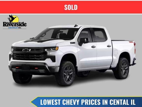 Summit White 2026 Chevrolet Silverado 1500 LT Trail Boss Crew Cab 4WD Pickup Truck Four-Wheel Drive Automatic