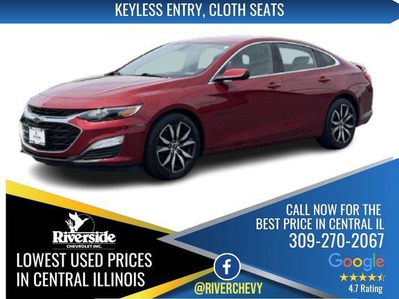 Cajun Red Tintcoat 2020 Chevrolet Malibu Sedan Front-Wheel Drive Continuously Variable Transmission