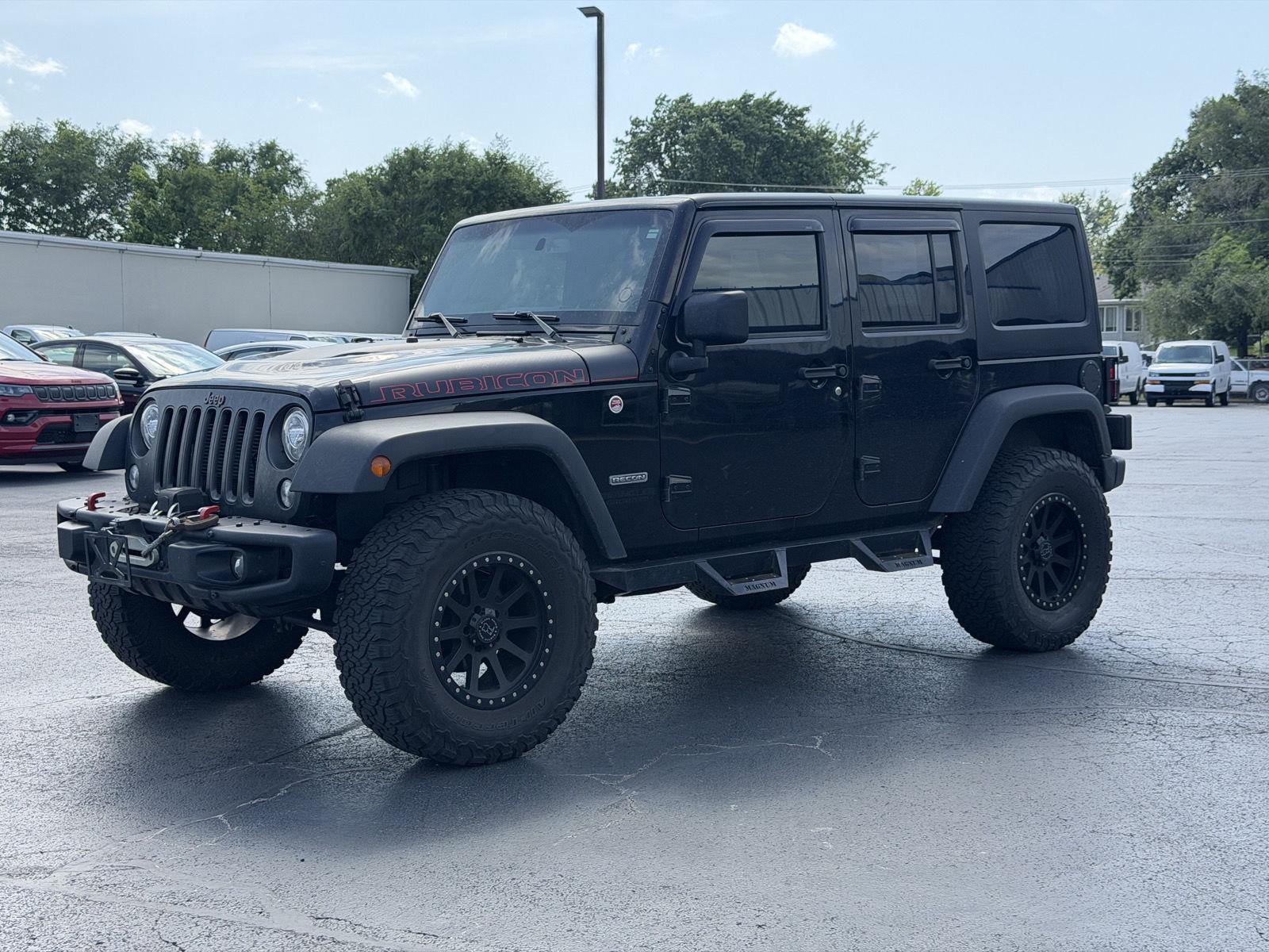 Black Clearcoat 2017 Jeep Wrangler SUV / Crossover Four-Wheel Drive 5-Speed Automatic
