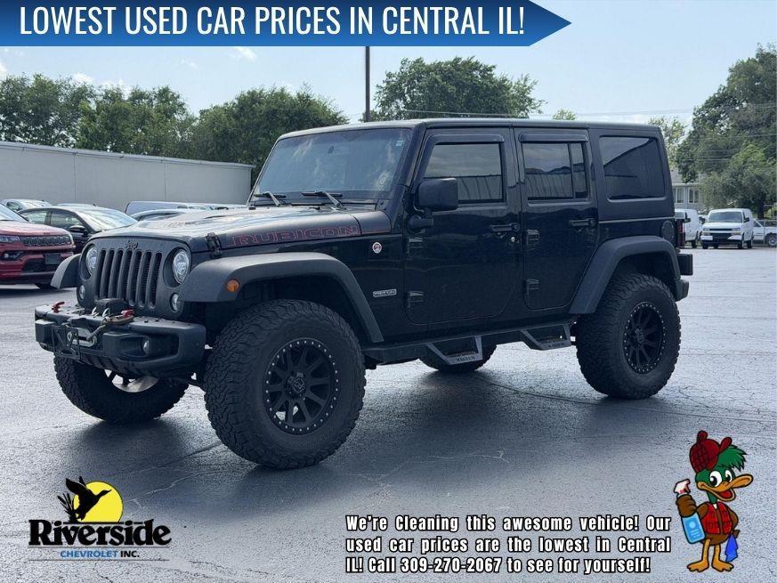 Black Clearcoat 2017 Jeep Wrangler SUV / Crossover Four-Wheel Drive 5-Speed Automatic