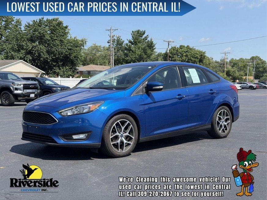 Lightning Blue Metallic 2018 Ford Focus Sedan Front-Wheel Drive 6-Speed Automatic