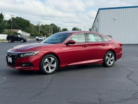 Radiant Red Metallic 2019 Honda Accord Sedan Front-Wheel Drive Continuously Variable Transmission