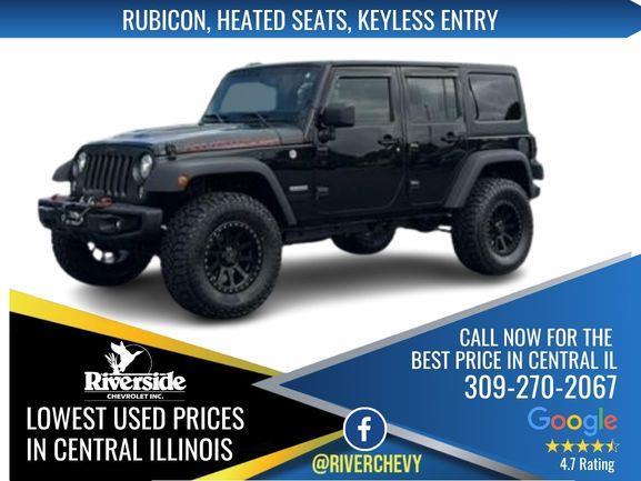 Black Clearcoat 2017 Jeep Wrangler SUV / Crossover Four-Wheel Drive 5-Speed Automatic