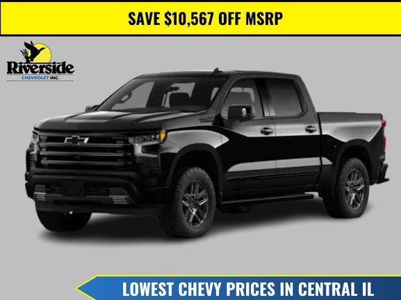 Black 2026 Chevrolet Silverado 1500 Pickup Truck Four-Wheel Drive Automatic