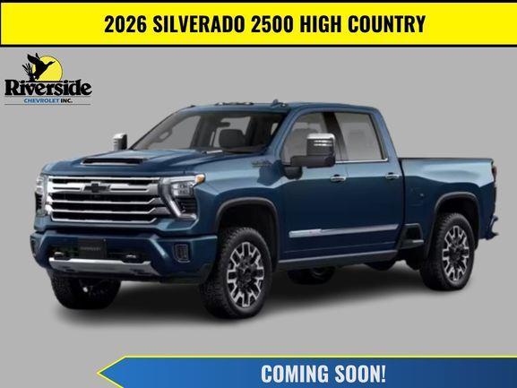 Lakeshore Blue Metallic 2026 Chevrolet Silverado 2500HD Pickup Truck Four-Wheel Drive Automatic