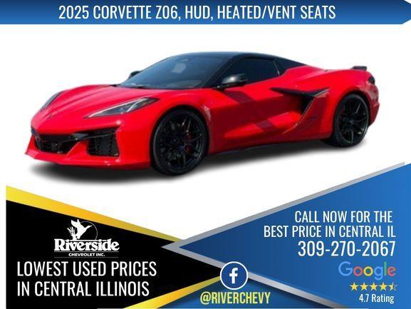 Torch Red 2025 Chevrolet Corvette Convertible Rear-Wheel Drive 8-Speed Dual Clutch