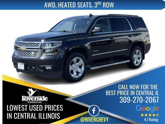 Black 2016 Chevrolet Tahoe SUV / Crossover Four-Wheel Drive 6-Speed Automatic