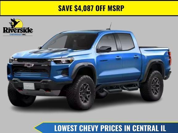 Reef Blue Metallic 2026 Chevrolet Colorado Pickup Truck Four-Wheel Drive 8-Speed Automatic