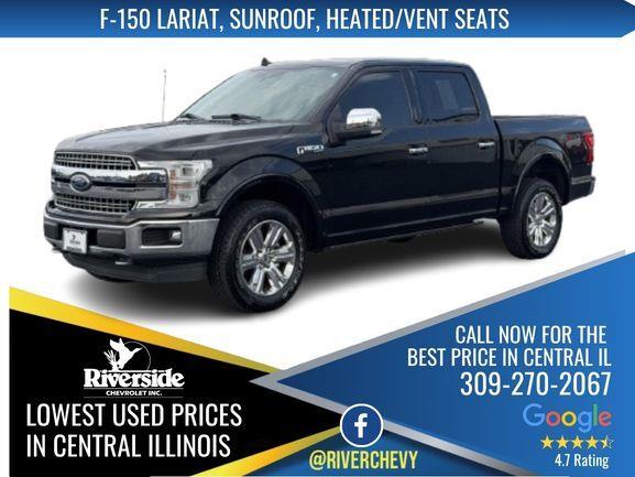 Agate Black Metallic 2019 Ford F-150 Pickup Truck Four-Wheel Drive Automatic