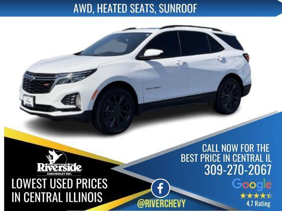 Summit White 2023 Chevrolet Equinox SUV / Crossover Four-Wheel Drive 6-Speed Automatic