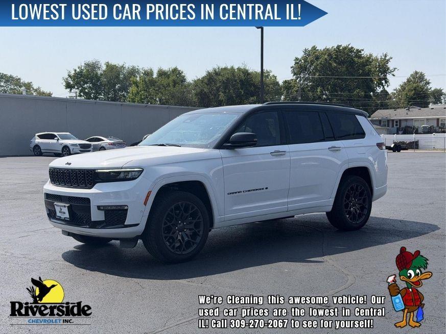 Bright White Clearcoat 2025 Jeep Grand Cherokee L SUV / Crossover Four-Wheel Drive 8-Speed Automatic