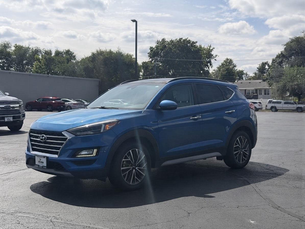 Teal (Aqua Blue) 2020 Hyundai Tucson SUV / Crossover All-Wheel Drive Automatic