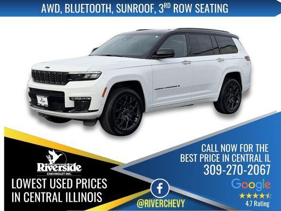 Bright White Clearcoat 2025 Jeep Grand Cherokee L SUV / Crossover Four-Wheel Drive 8-Speed Automatic