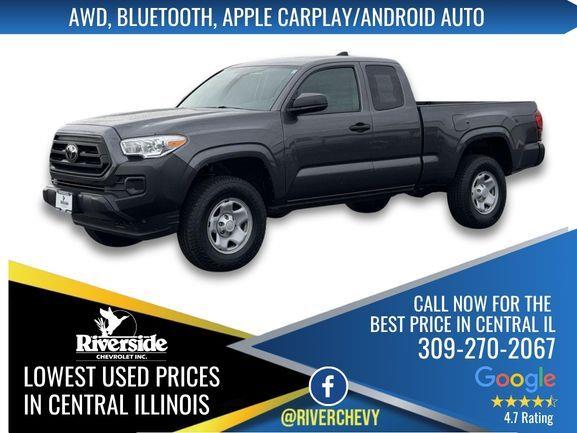 Magnetic Gray Metallic 2023 Toyota Tacoma Pickup Truck Four-Wheel Drive Automatic