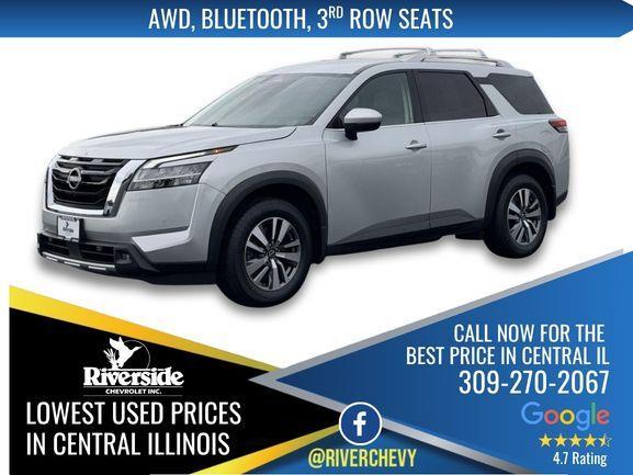 Brilliant Silver Metallic 2022 Nissan Pathfinder SUV / Crossover All-Wheel Drive Automatic