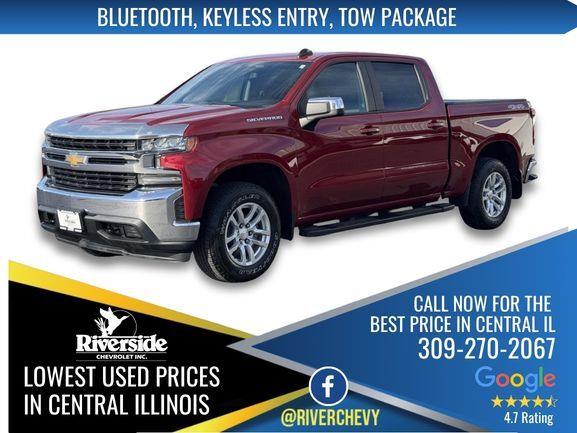Cajun Red Tintcoat 2019 Chevrolet Silverado 1500 Pickup Truck Four-Wheel Drive 8-Speed Automatic
