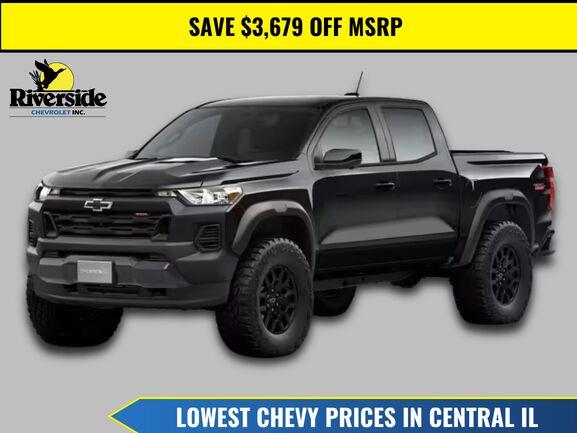 Black 2026 Chevrolet Colorado Pickup Truck Four-Wheel Drive 8-Speed Automatic