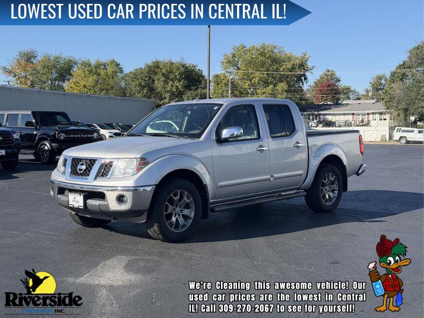 Brilliant Silver 2014 Nissan Frontier Pickup Truck Four-Wheel Drive Automatic
