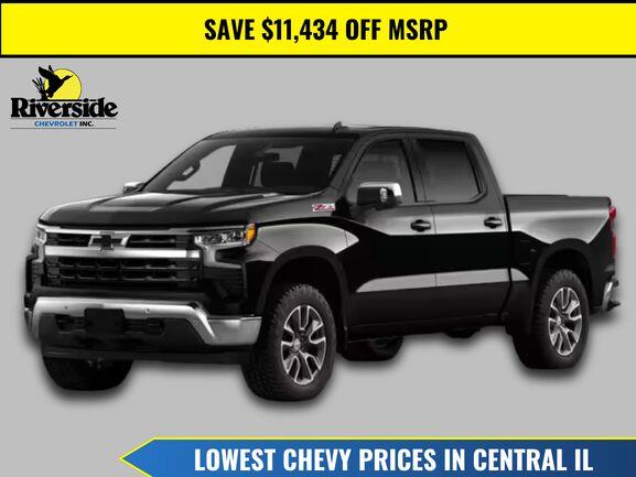 Black 2026 Chevrolet Silverado 1500 Pickup Truck Four-Wheel Drive Automatic
