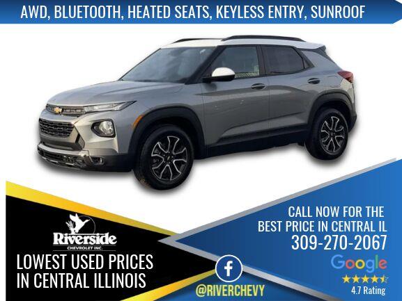 Sterling Gray Metallic 2023 Chevrolet Trailblazer SUV / Crossover Four-Wheel Drive 9-Speed Automatic
