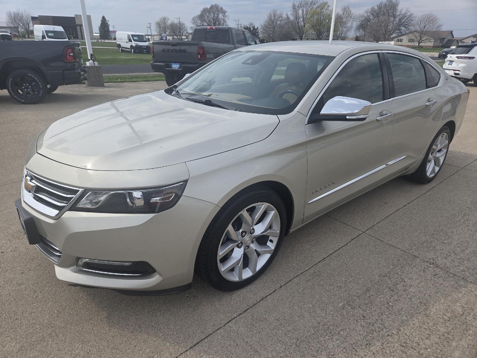Champagne Silver Metallic 2015 Chevrolet Impala LTZ 2LZ FWD Sedan Front-Wheel Drive 6-Speed Automatic Overdrive